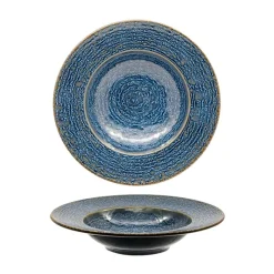 27 cm - Okeanos Piatto Pasta In Stoneware - Set 4 Pz