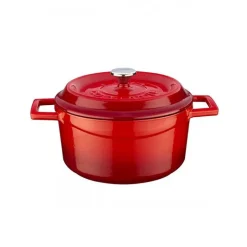 20 cm - Paderno Casseruola Rotonda In Ghisa Smaltata
