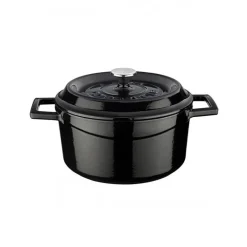 20 cm - Paderno Casseruola Rotonda In Ghisa Smaltata