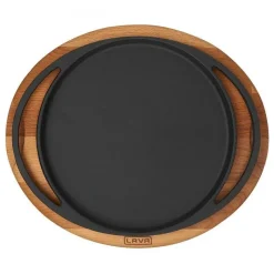 20 cm - Paderno Cast Iron Cookware Piatto Pizza In Ghisa