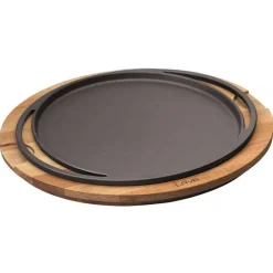 28 cm - Paderno Cast Iron Cookware Piatto Pizza In Ghisa