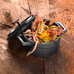 10 cm - Paderno Cast Iron Cookware Casseruola In Ghisa