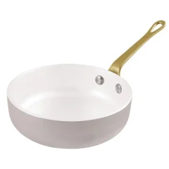 12 cm - Paderno Miniature Mini Padella In Alluminio Con Manico In Ottone