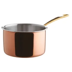 14 cm - Paderno Serie 15200 Casseruola Alta In Acciaio Inox 18/10