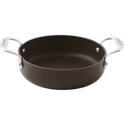 16 cm - Paderno Series 16140 Casseruola Bassa Antiaderente In Alluminio