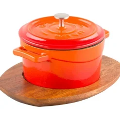 10 cm - Paderno Sottopentola Per Casseruola Rotonda In Legno