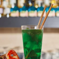 25 cm - Paderno Straws 6-8 mm Bamboo Set 150 Pcs