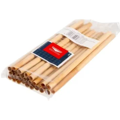 20 cm - Paderno Straws 5-7 mm Bamboo Set 24 Pcs