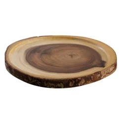 24 cm - Paderno Tableware Buffet & Display Vassoio Spesso Fatto a mano In Legno di Acacia