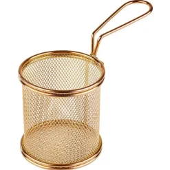 9 cm - Paderno Tableware Buffet & Display Cestello Porta Snack In Acciaio Inox