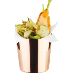 8.5 cm - Paderno Tableware Buffet & Display Cestello Porta Snack In Acciaio Inox