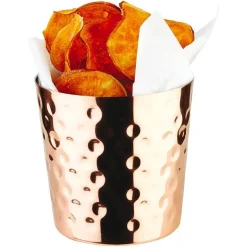 8.5 cm - Paderno Tableware Buffet & Display Cestello Porta Snack In Acciaio Inox