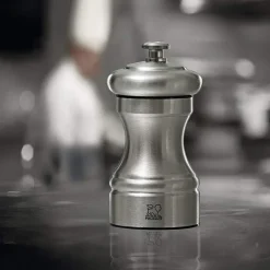 10 cm - Peugeot Bistro Chef Macina Pepe In Acciaio Inox