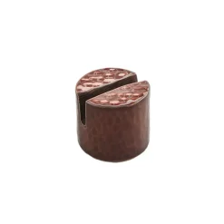 2.3 cm - Portofino Segnaposto Tondo In Alluminio Martellato