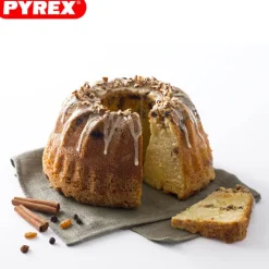 22 cm - Pyrex Asimetria Stampo Ciambella Rotondo Antiaderente