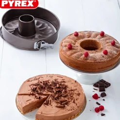 26 cm - Pyrex Asimetria Stampo Per Ciambella Apribile Antiaderente