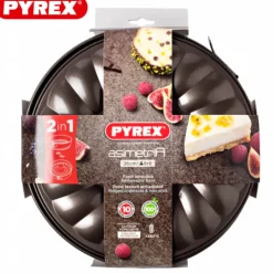 26 cm - Pyrex Asimetria Stampo Per Ciambella Apribile Antiaderente