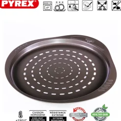 32 cm - Pyrex Asimetria Teglia Pizza Rotonda Antiaderente