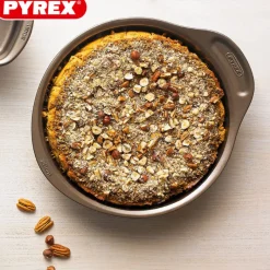 26 cm - Pyrex Asimetria Tortiera Rotonda Antiaderente