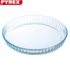 27 cm - Pyrex Bake & Enjoy Stampo Crostata Rotonda In Vetro Borosilicato