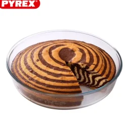 26 cm - Pyrex Bake & Enjoy Tortiera Rotondo in Vetro Borosilicato
