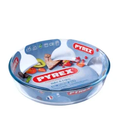 26 cm - Pyrex Bake & Enjoy Tortiera Rotondo in Vetro Borosilicato