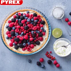 26 cm - Pyrex Cook & Freeze Tortiera Rotondo in Vetro Borosilicato