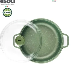 24 cm - Risoli Dr.Green Stone Tegame Antiaderente In Alluminio
