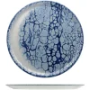 33 cm - Saturnia Bubble Piatto Pizza In Porcellana - Set 6 Pz