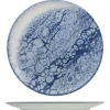 31 cm - Saturnia Bubble Piatto Vassoio Rotondo In Porcellana - Set 4 Pz
