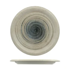 32.5 cm - Saturnia Giotto Around Piatto Portata In Porcellana Set 4 Pz