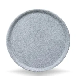 33 cm - Saturnia Granito Piatto Pizza In Porcellana - Set 6 Pz