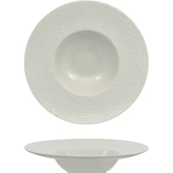 27.5 cm - Saturnia Nail Piatto Pasta In Porcellana - Set 6 Pz