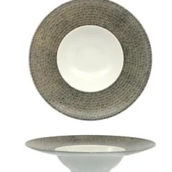 27.5 cm - Saturnia Nail Piatto Pasta In Porcellana - Set 6 Pz