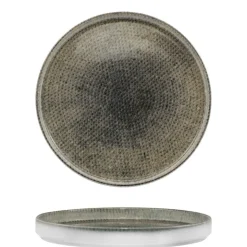 20 cm - Saturnia Nail Piatto Piano In Porcellana - Set 6 Pz