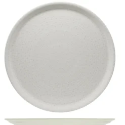 33 cm - Saturnia Nail Piatto Pizza In Porcellana - Set 6 Pz