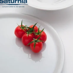 33 cm - Saturnia Napoli Piatto Pizza In Porcellana