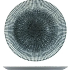 33 cm - Saturnia Space Piatto Pizza In Porcellana - Set 6 Pz