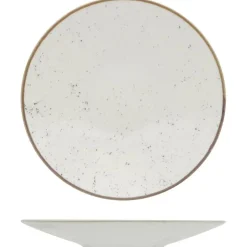 28 cm - Saturnia Stains Piatto Fondo In Porcellana