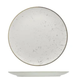 21 cm - Saturnia Stains Piatto Frutta Dessert In Porcellana - Set 12 Pz