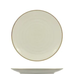 21 cm - Saturnia Vortex Piatto Frutta Dessert In Porcellana - Set 12 Pz