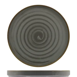 20 cm - Saturnia Vortex Piatto Piano In Porcellana - Set 6 Pz