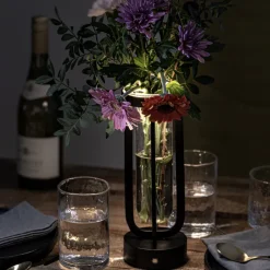 26 cm - Securit Florence Lampada da Tavola Ricaricabile