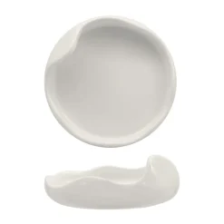 12 cm - Selecta Organico Piatto Presentazione In Porcellana Set 6 Pz