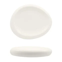 20.6 cm - Selecta Piatto Presentazione Alto Ovale In Porcellana Set 6 Pz