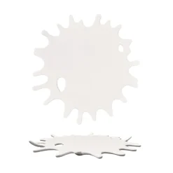 26 cm - Selecta Splash Piatto Piano In Porcellana Set 3 Pz