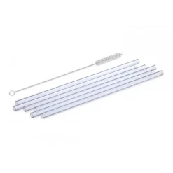 20 cm - Simax - Reusable Glass Straws - Set of 6