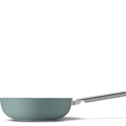 30 cm - Smeg Cookware Wok Antiaderente Ceramico In Alluminio