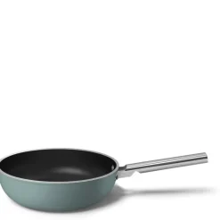 30 cm - Smeg Cookware Wok Antiaderente Ceramico In Alluminio