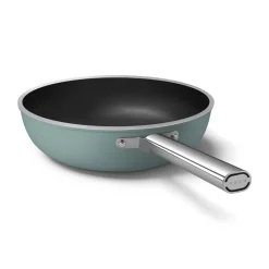 30 cm - Smeg Cookware Wok Antiaderente Ceramico In Alluminio